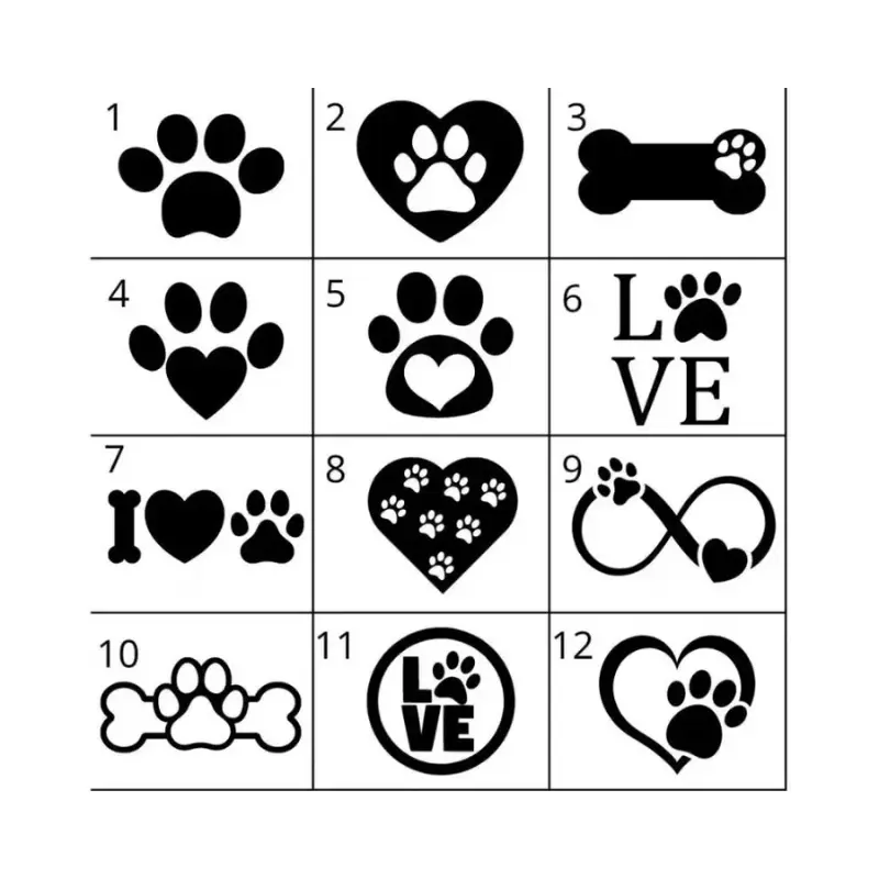 stoere hondenpenning graveren met naam en afbeelding