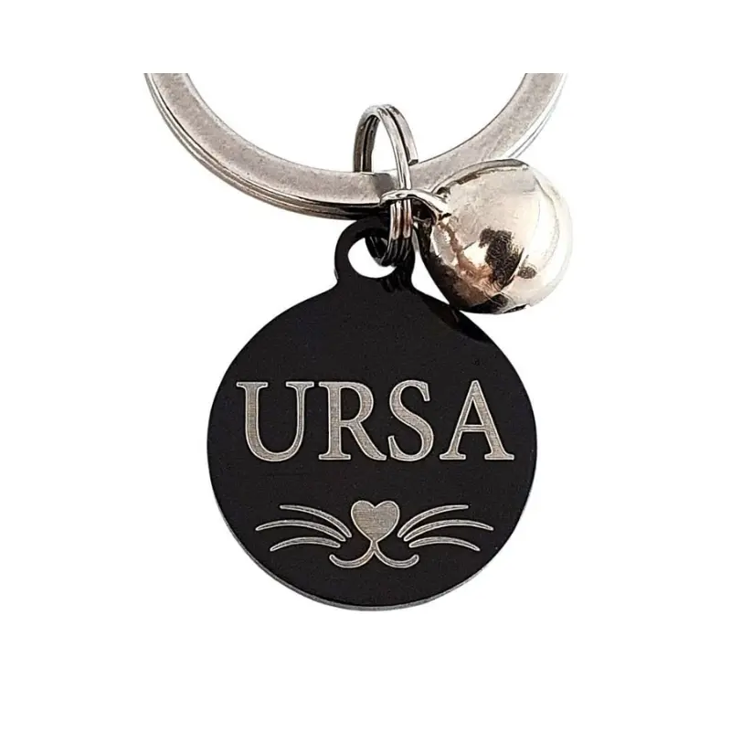 Dierenpenning hond of kat zwart