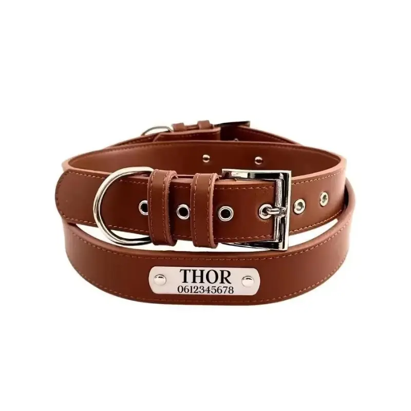 Hondenhalsband met naam honden halsband met naam